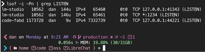 nmap scan for listeners